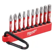 Milwaukee SHOCKWAVE™ Bitset Impact Duty™ CARABINER Set 10-delig - 4932480941