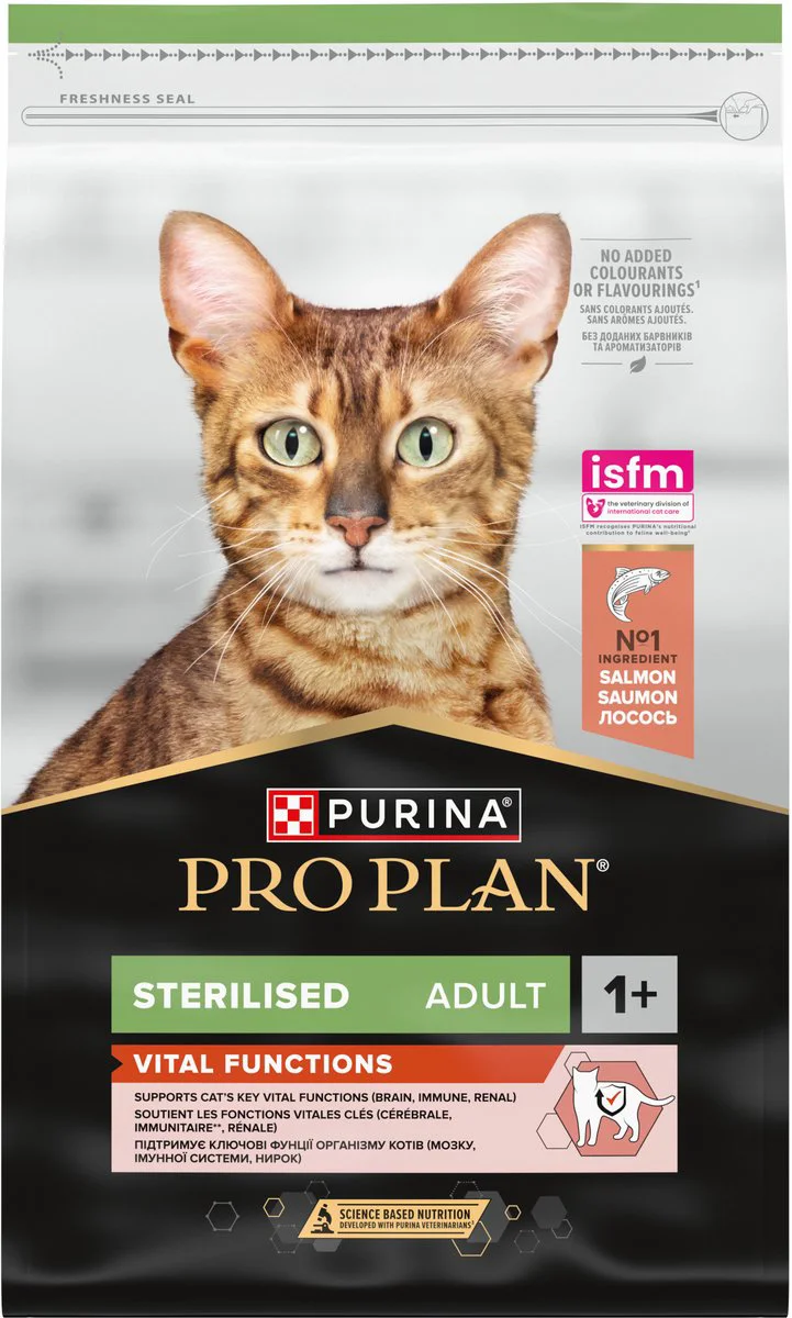 Pro Plan Kattenvoer Droog Adult Sterilised Vital Functions Zalm 10 kg