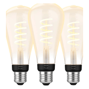 Philips Hue Filament White Ambiance Edison XL 3-pack