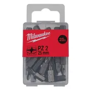 Milwaukee Schroefbits PZ 2 x 25 mm - VE=25 - 4932399590