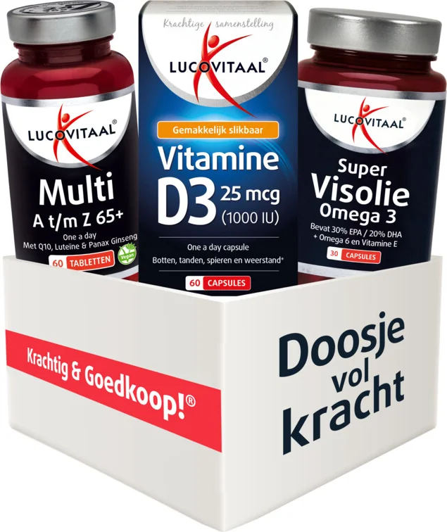 Lucovitaal Voordeelbox Vitaal 65+ 3 stuks