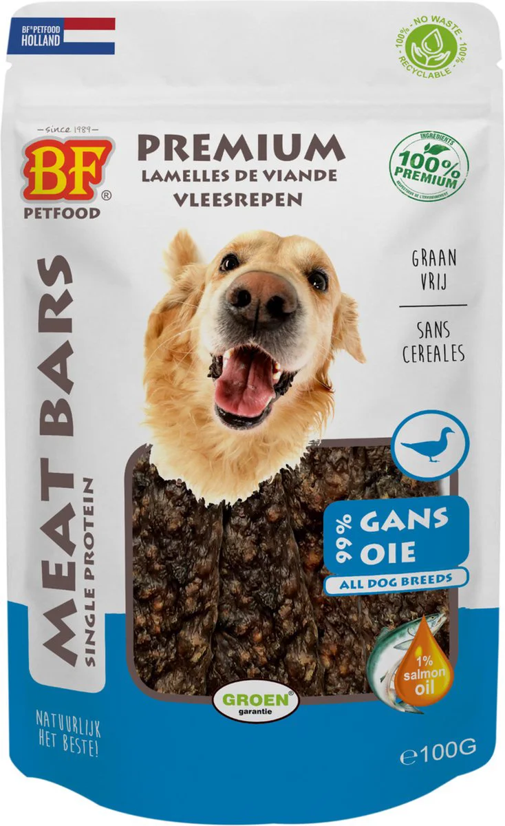 BF Petfood Meat Bars Gans 100 gr