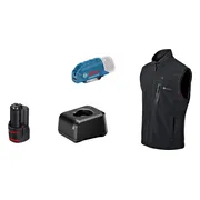 Bosch Professional PRO GHV 12+18V XA S Verwarmde bodywarmer zwart 1x 2.0Ah - 06188000G4