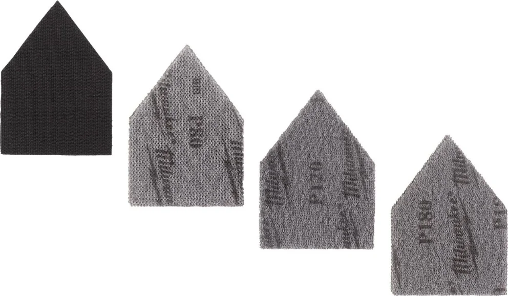 Milwaukee Delta schuurgaasset G80 x4, G120 x4, G180 x4 + 1x pad saver voor M12 FDSS - 4932501322