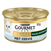 Gourmet Gold Kattenvoer Nat Blik Malse Lekkernijen Zeevis 85 gr