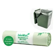 Biomat Composteerbare Vuilniszakken 40/60L 10ST