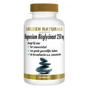 Golden Naturals Magnesium Bisglycinaat 250mg 60 vegacapsules