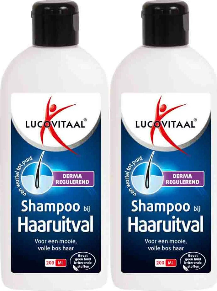 2x Lucovitaal Shampoo bij Haaruitval 200 ml