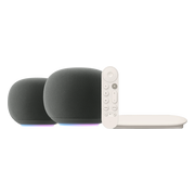 Google Home Speaker Grijs Duo Pack + Google TV Streamer 4K