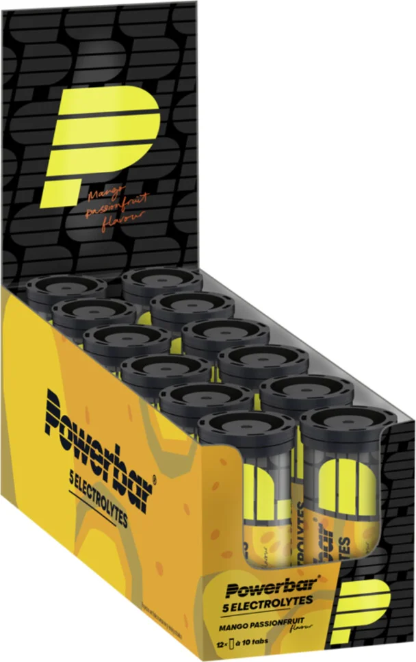 12x PowerBar Electrolyte Tabs Mango Passionfruit 10 tabs