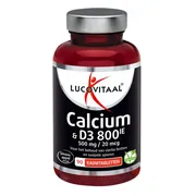 2x Lucovitaal Calcium 500mg + D3 20 mcg Kauwtabletten 90 kauwtabletten