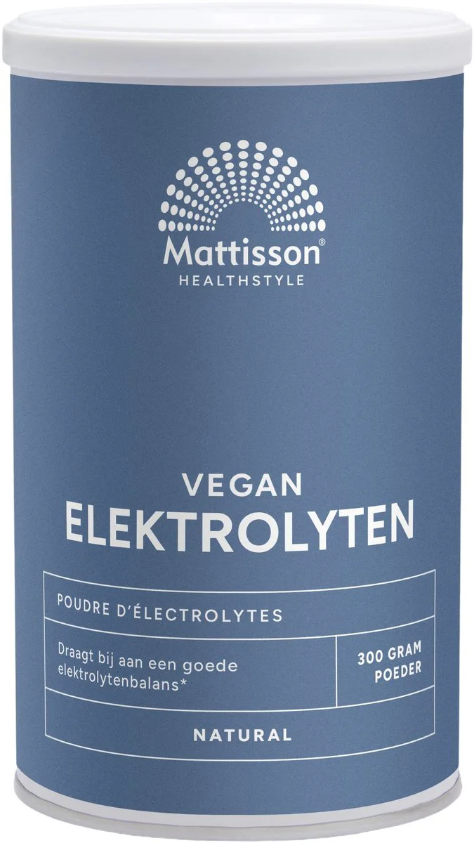 Mattisson HealthStyle Elektrolyten Natural Poeder 300GR