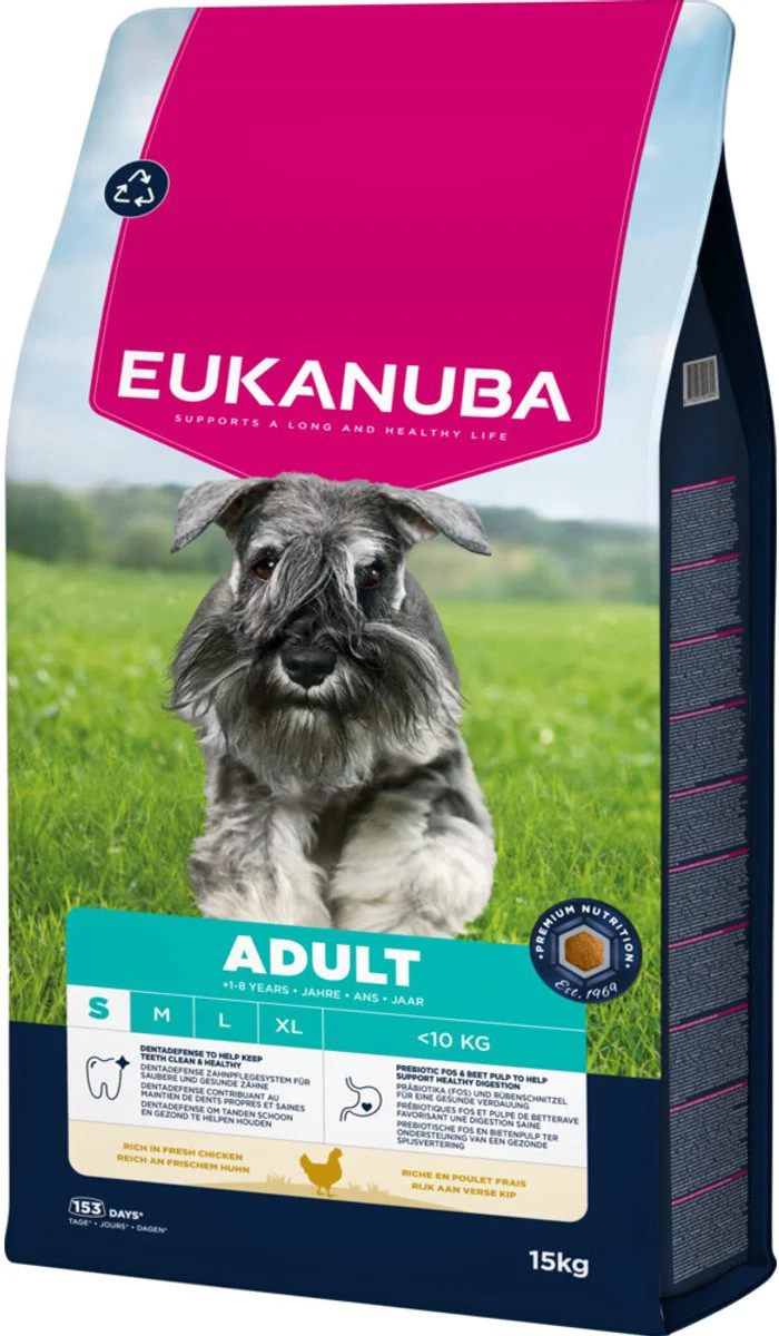 Eukanuba Hondenvoer Droog Life Care Dog Adult Small Kip 15 kg
