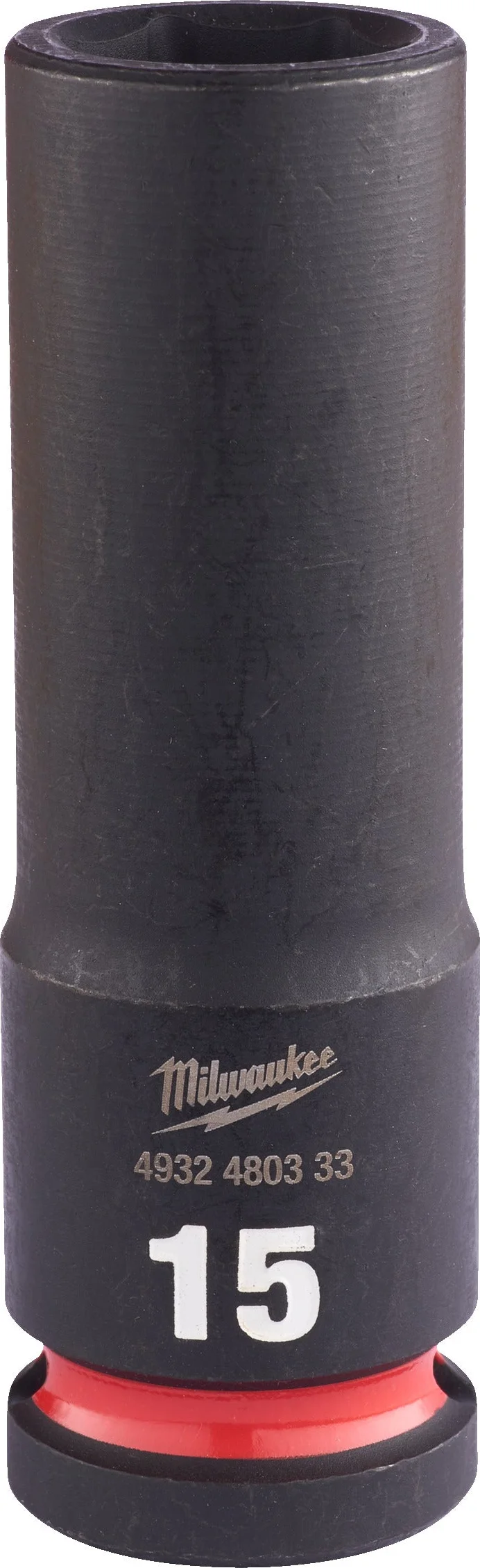 Milwaukee ShockWave™ Krachtdop 1/2" | lang | 15mm - 4932480333