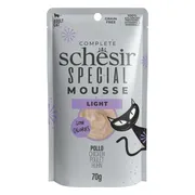 12x Schesir Special Cat Mousse Light Kip 70 gr