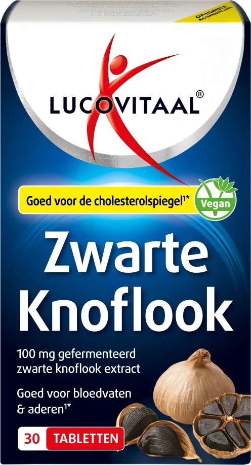 Lucovitaal Zwarte Knoflook Tabletten 30TB