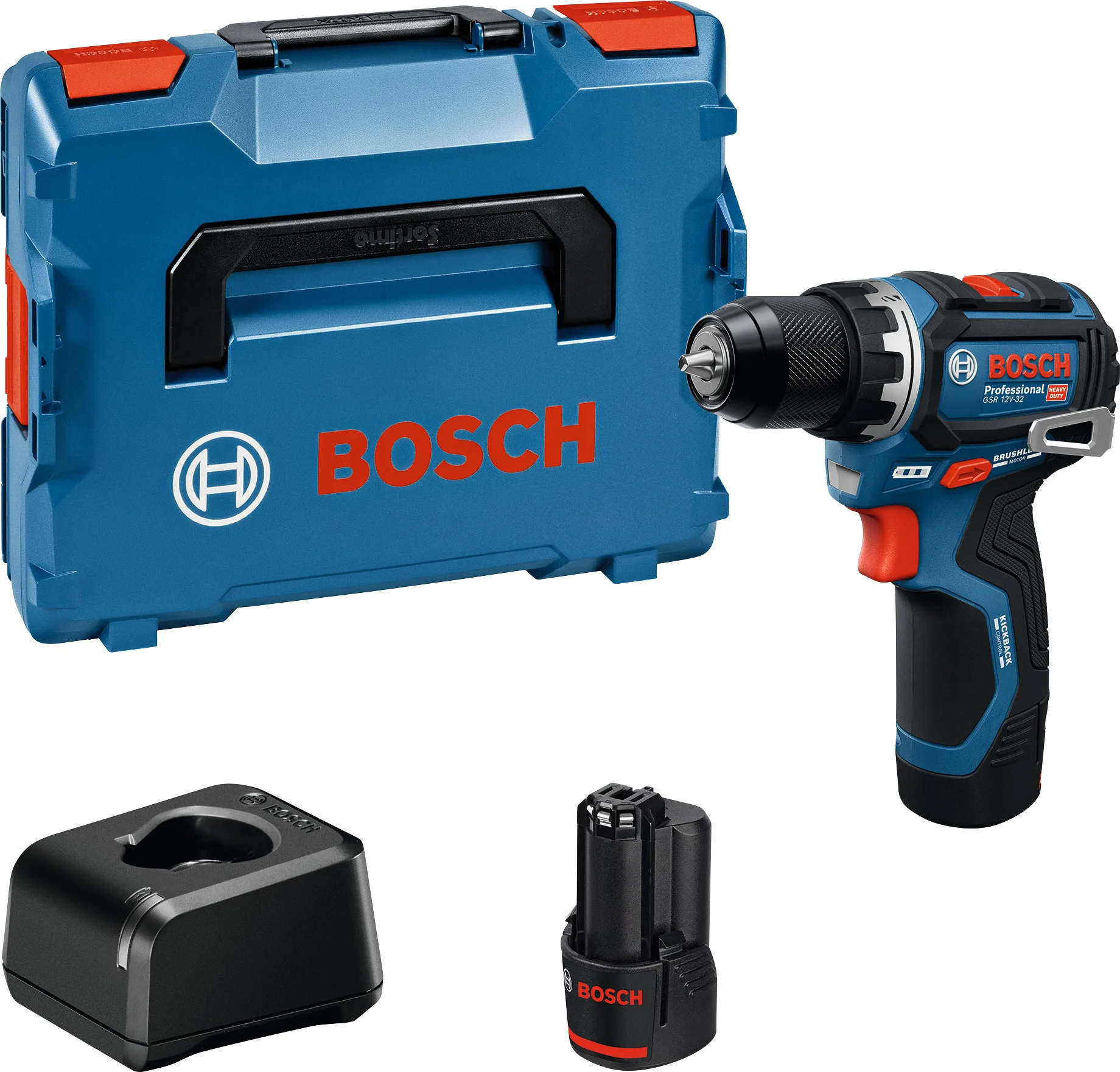 Bosch Professional PRO GSR 12V-32 Accu schroefboormachine 2x 2.0Ah - 06019N7002
