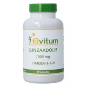 Elvitum Lijnzaadolie 1000mg Omega 3-6-9 Capsules 90CP