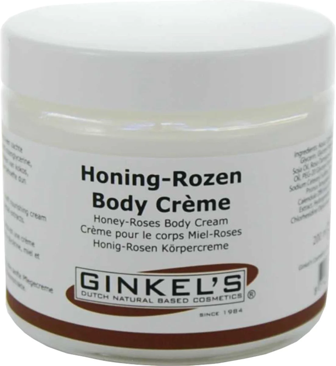 Ginkel's Bodycreme Honing Rozen 200ml