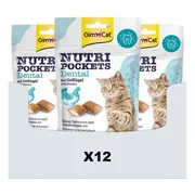 12x GimCat Nutri Pockets Dental 60 gr