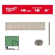 Milwaukee Brads 18 Ga | 16mm | Harsbedekt Gegalvaniseerd | VE=10000 - 4932492549