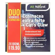 All Natural Echinacea Extra Forte & Cats Claw Duoset 200ML