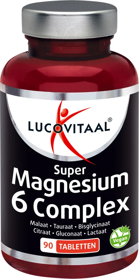 3x Lucovitaal Magnesium Super 6 Complex 90 tabletten