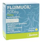 Fluimucil Pastille 200mg Zuigtabletten 20st
