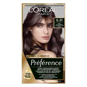 L'Oréal Préférence Permanente Haarkleuring 5.21 Koel Lichtbruin