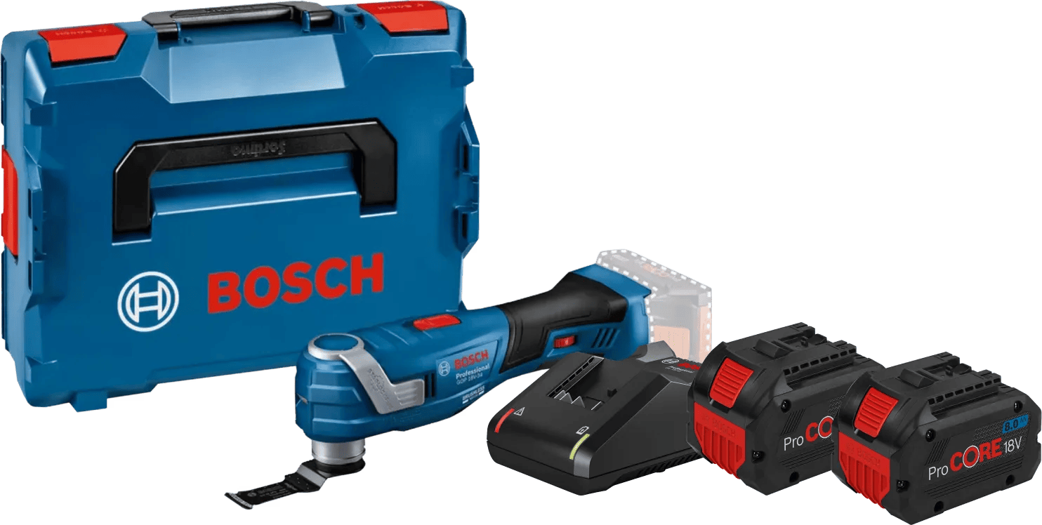 Bosch Professional GOP 18V-34 8,0 Ah ProCORE Accu (2x) Starterspakket