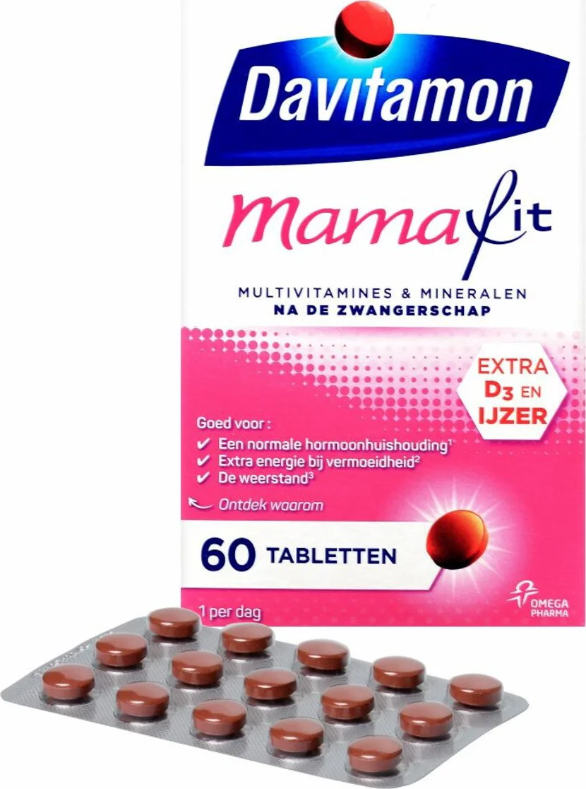 2x Davitamon Compleet Mama Fit 60 tabletten