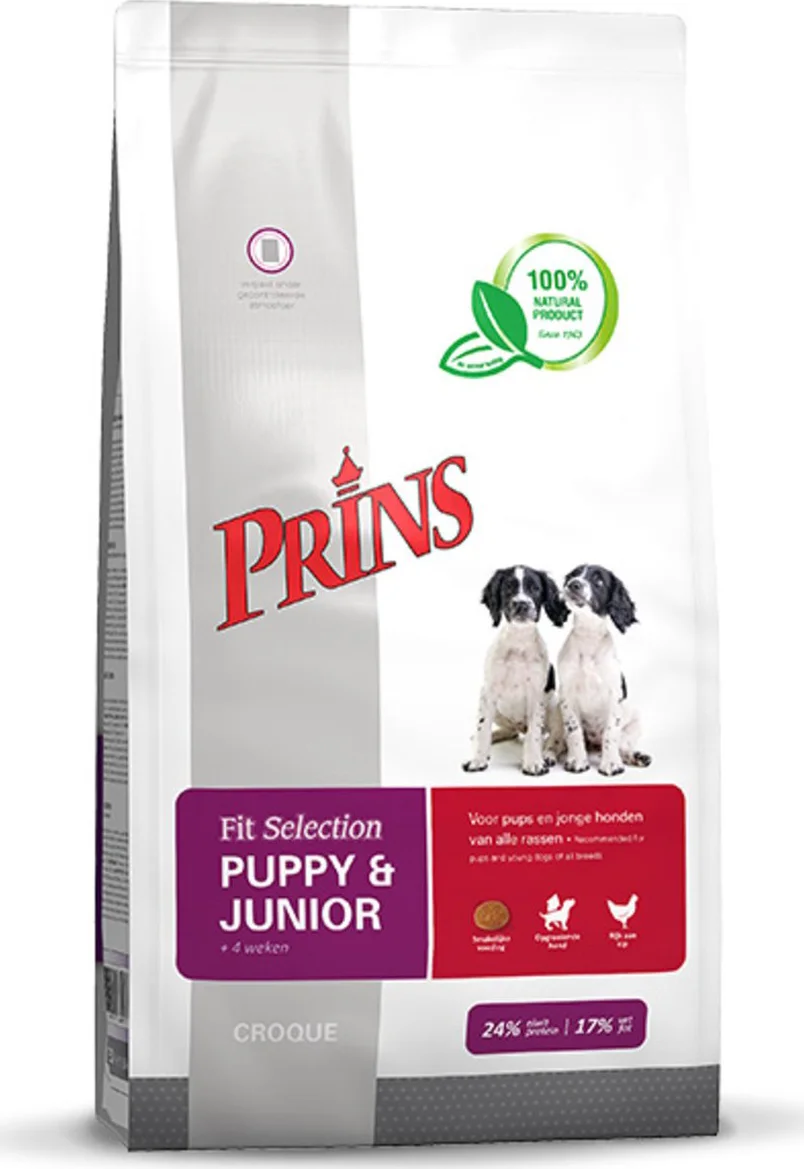 Prins Fit Selection Puppy & Junior Hondenvoer 10 kg