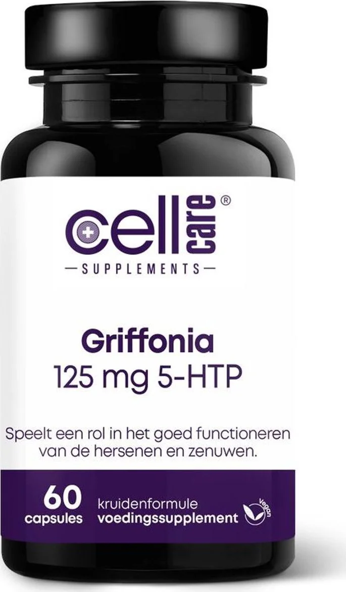 CellCare Griffonia 125 mg 5-HTP Capsules 60VCP