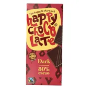 Happy Chocolate Dark 80% Cacao 85GR