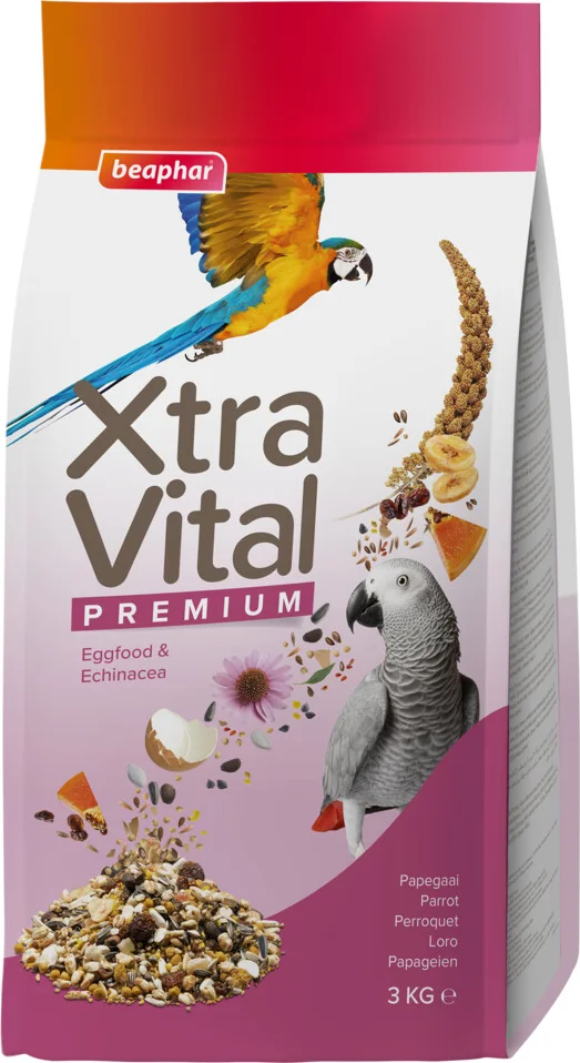 3x Beaphar XtraVital Papegaai 3 kg