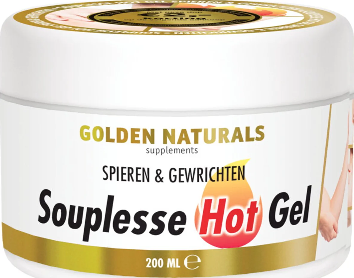 2x Golden Naturals Souplesse Hot Gel 200 ml