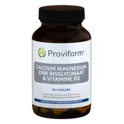 Proviform Calcium Magnesium Zink Bisglycinaat & D3 Vegicaps 90VCP
