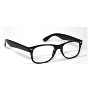 Melleson Optics Leesbril Wayfarer Glans Zwart +2.00