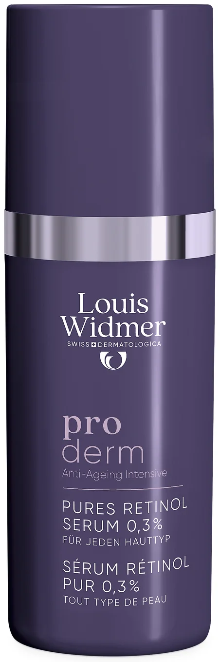 Louis Widmer Proderm Puur Retinol Serum 0,3% licht geparfumeerd 30ML