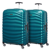 Samsonite Lite-Shock Spinner 69cm Duo Pack Petrol Blue
