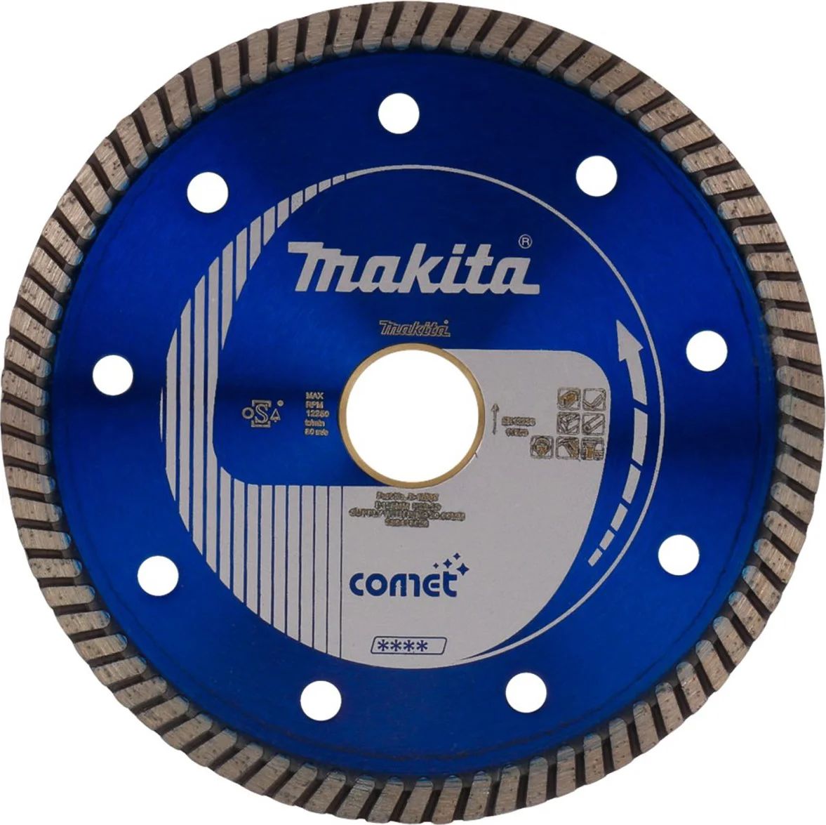 Makita B-12996 Diamantschijf | 125 x 22,23 x 2,4 mm | + reduceerring 20 mm