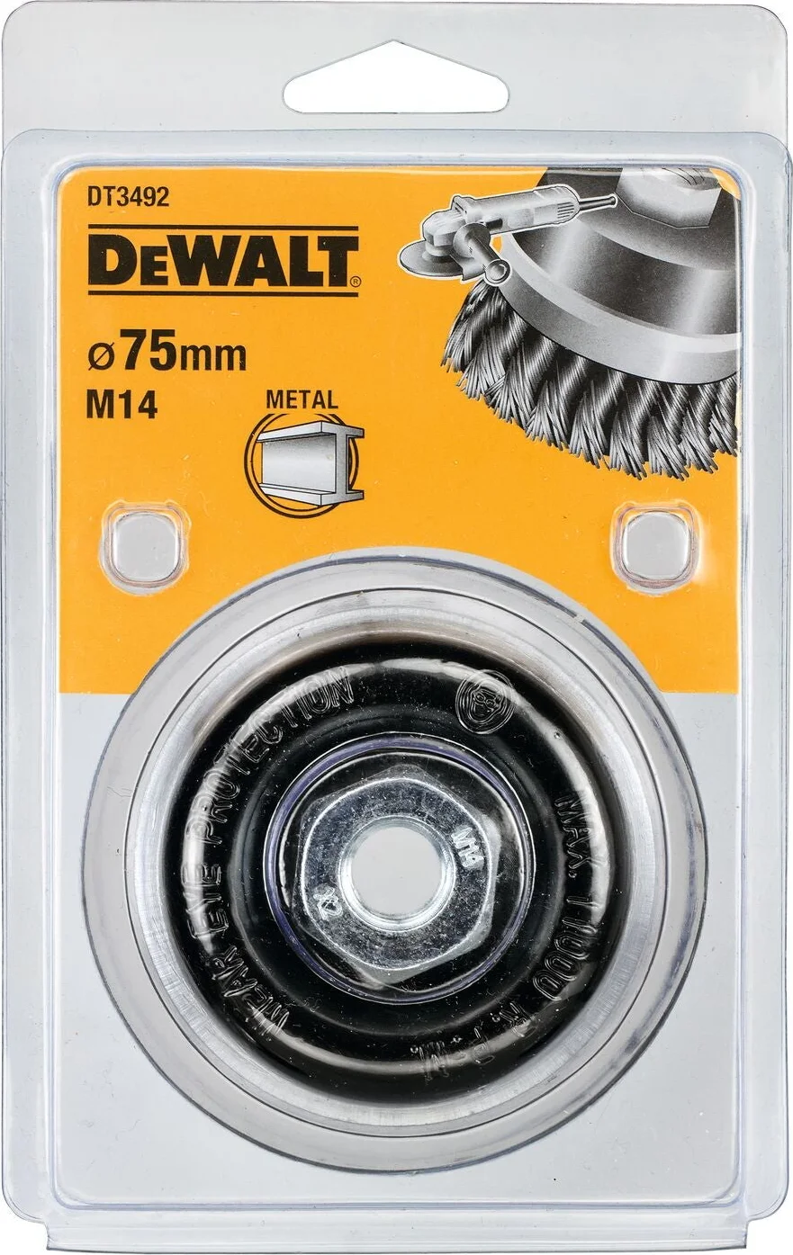DeWALT DT3492 Komborstel getordeerd 75x22mm
