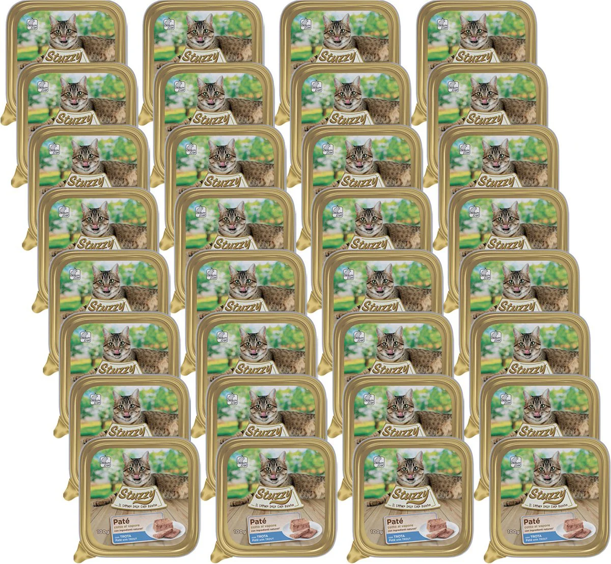 32x Stuzzy Kattenvoer Paté Forel 100 gr