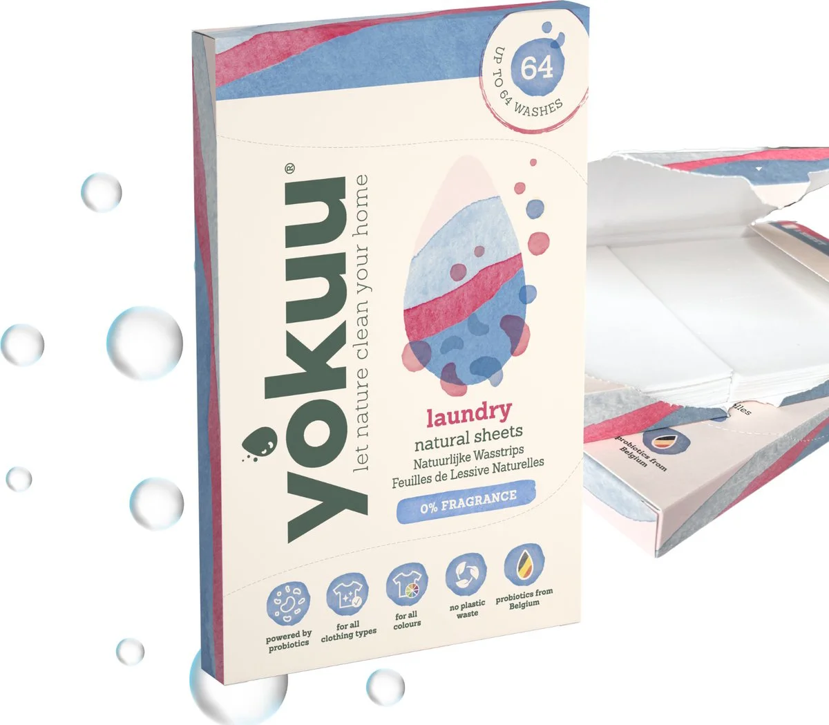 Yokuu Laundry Natuurlijke Wasstrips 32ST