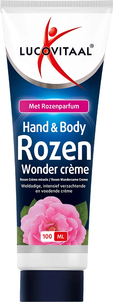 Lucovitaal Hand & Body Creme Rozen Wonder tube 100 ml