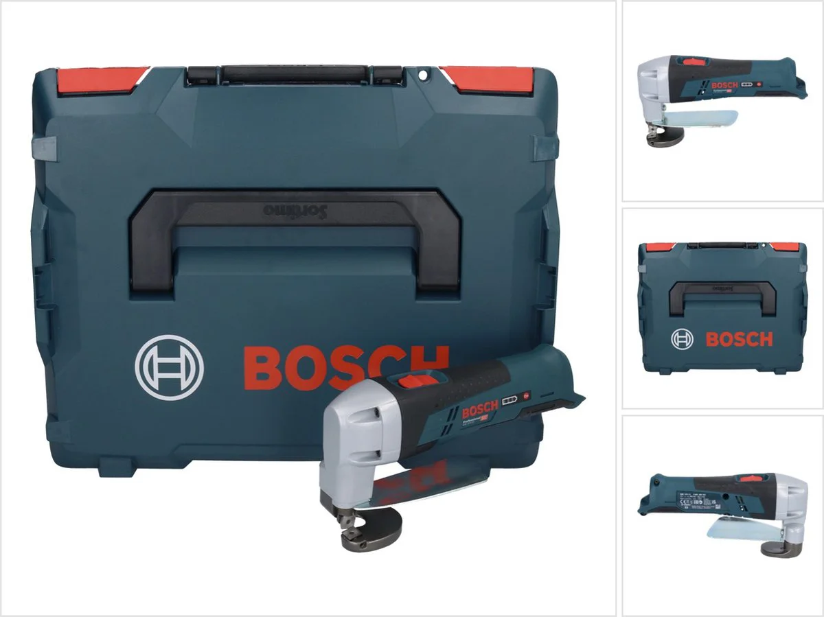 Bosch Professional GSC 12V-13 Accu plaatschaar 12V Basic Body in L-Boxx - 060192610A