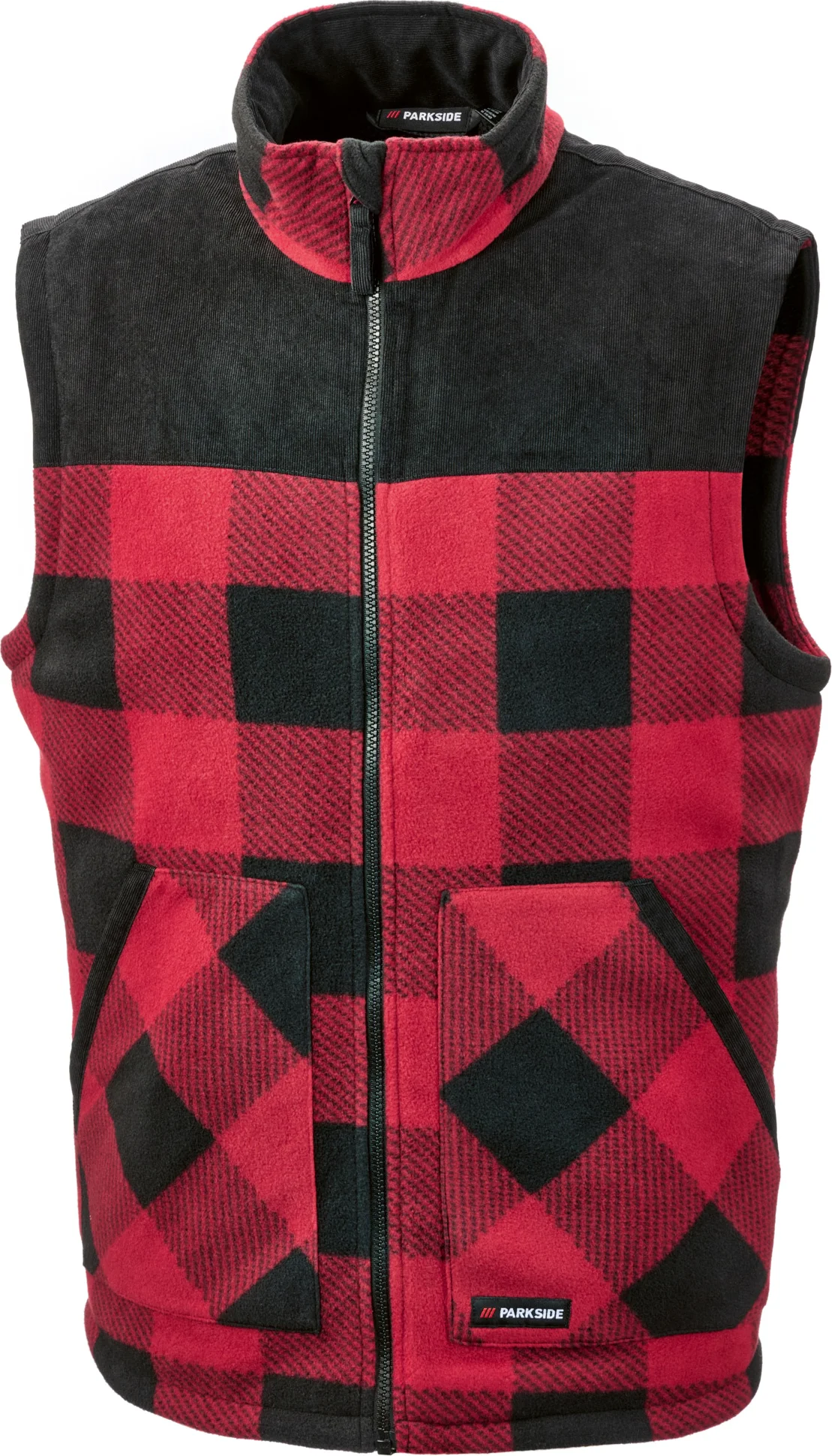 PARKSIDE Heren fleecevest (Rood, L)