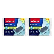 2x Vileda Schuursponsen Pro Clean Viscose 2 stuks