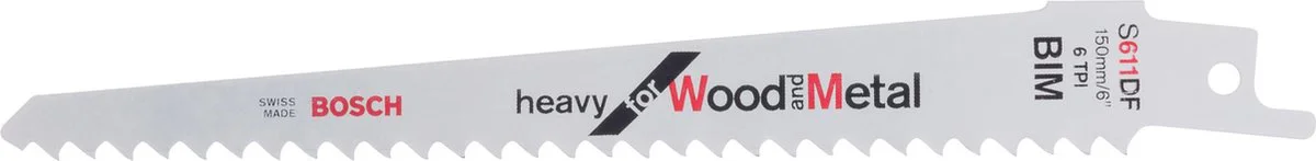 Bosch Professional S611DF PRO Reciprozaagblad 150mm Window Demolition VE=2 - 2608656271