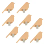 Moodcare® Zelfklevende Haakjes - Haakjes zelfklevend - Ophanghaakjes Zelfklevend – Vogel - 8 stuks
